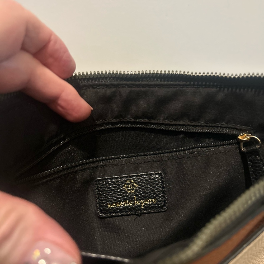 Nanette Lepore Brown and Cream Crossbody Bag - Picture 9 of 9